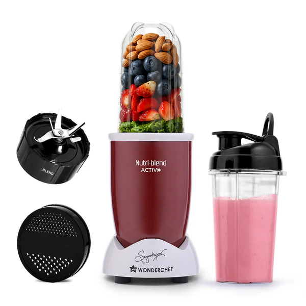 Nutri-blend Activ Mixer Grinder Blender, Smoothie Maker, 500W 22000 RPM 100% Full Copper Motor